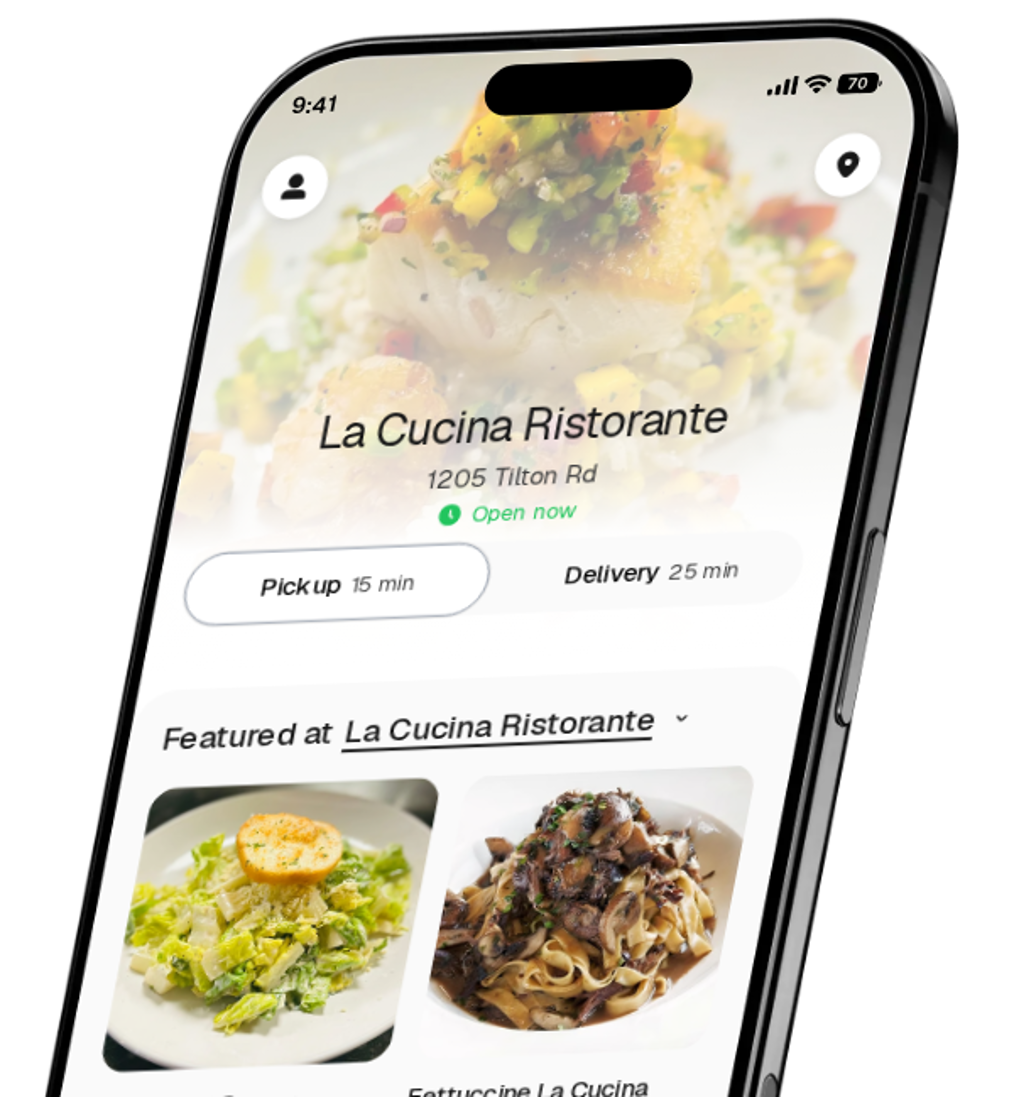 La Cucina Ristorante app preview