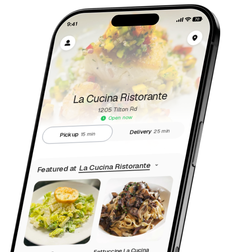 La Cucina Ristorante app preview