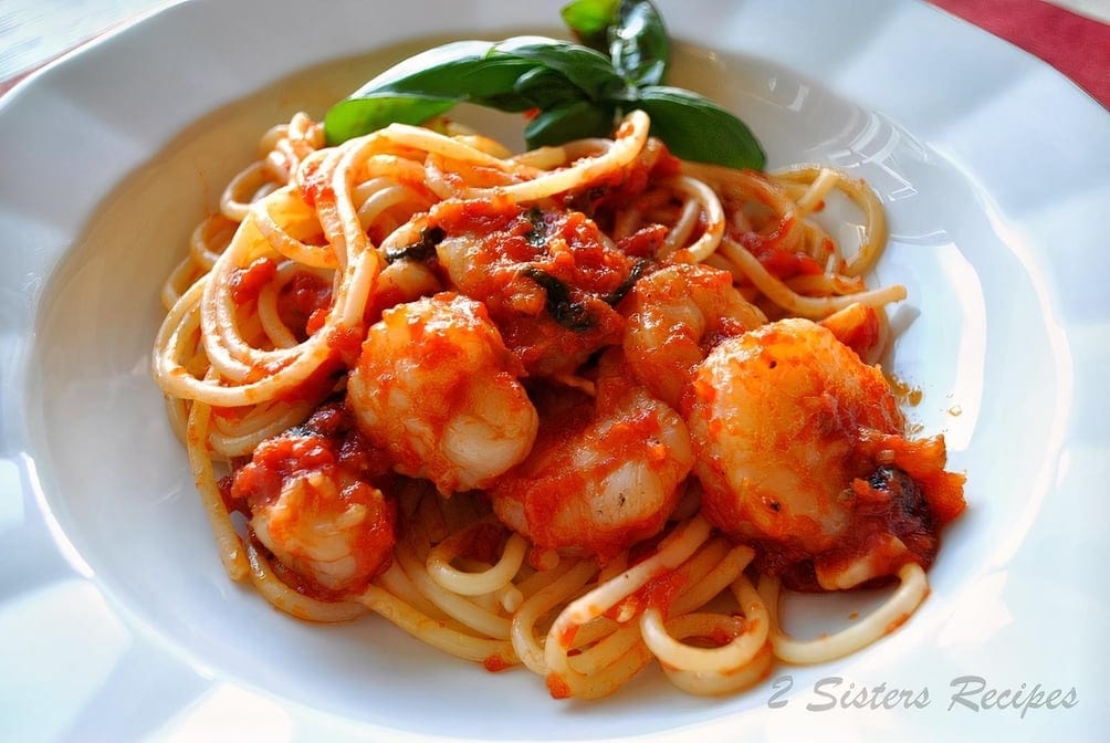 Linguine with Shrimp.