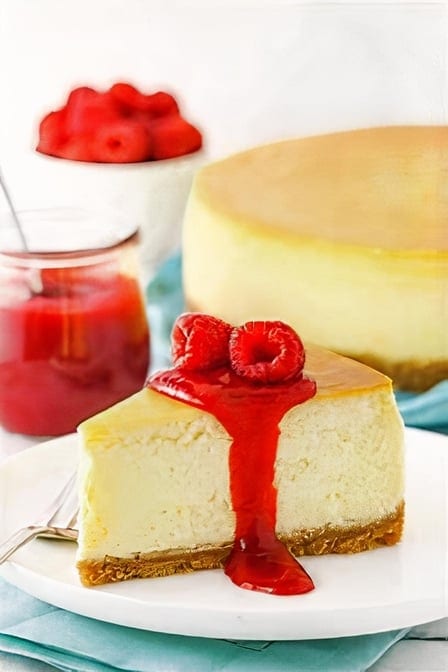 NY Style Cheesecake.