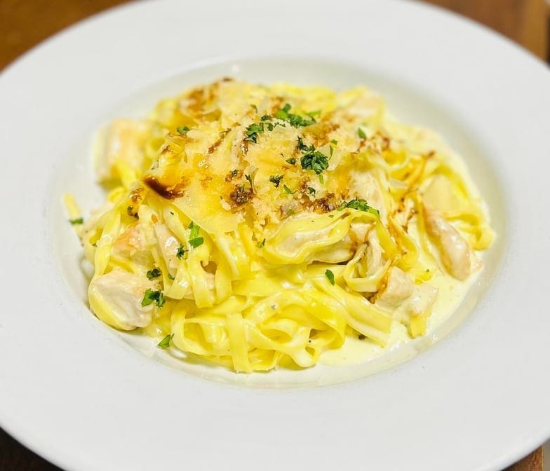 Fettuccine Alfredo.