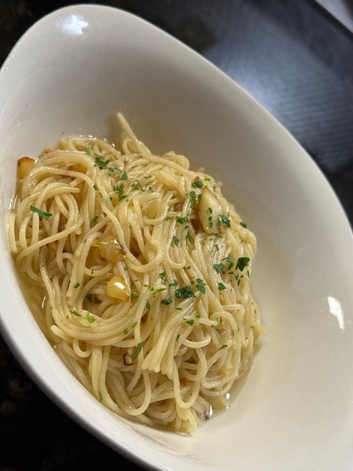 Pasta Aglio e Olio.