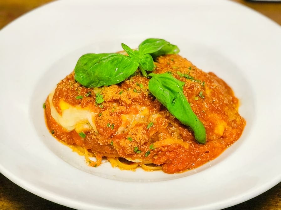 Chicken Parmigiano.