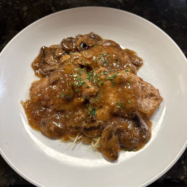 Veal Marsala.