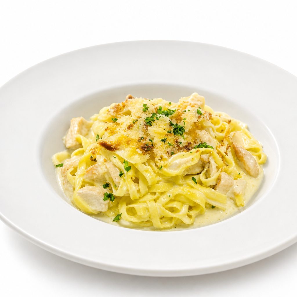 Fettuccine Alfredo.