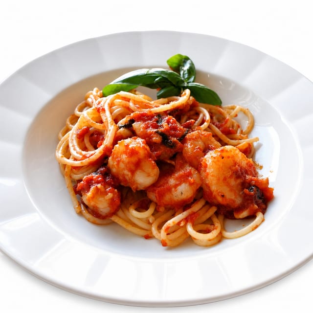 Linguine with Shrimp.