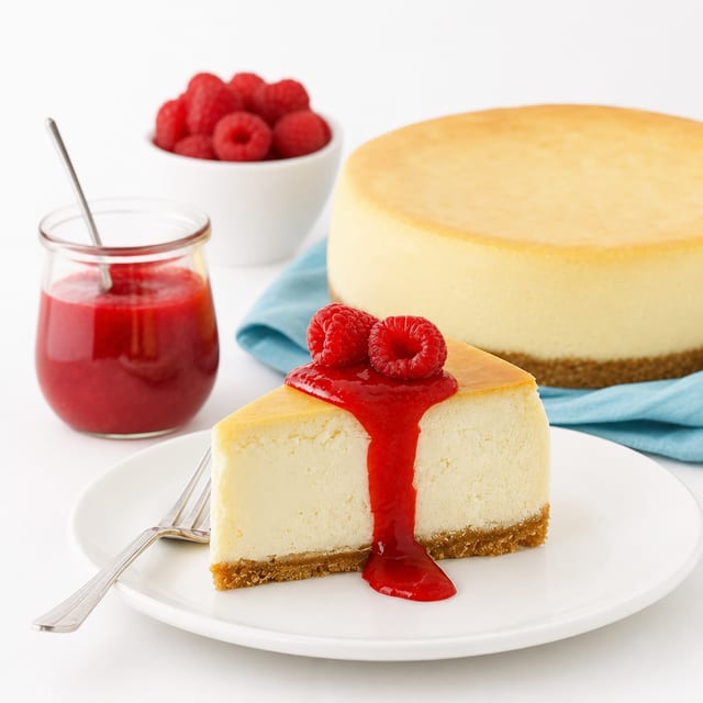 NY Style Cheesecake.