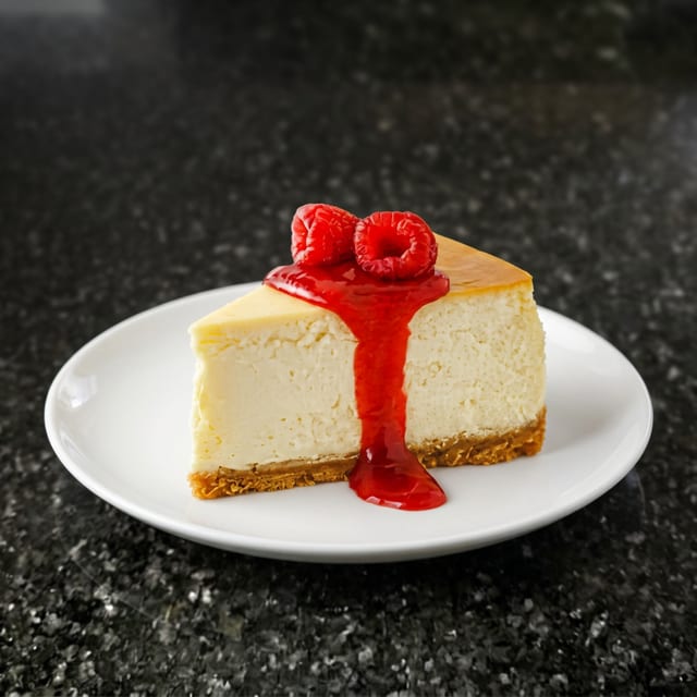 NY Style Cheesecake.