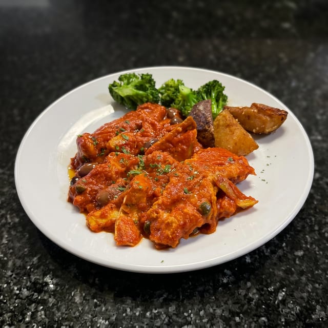 Veal Pizzaiola.
