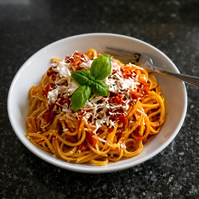 Linguine Marinara.
