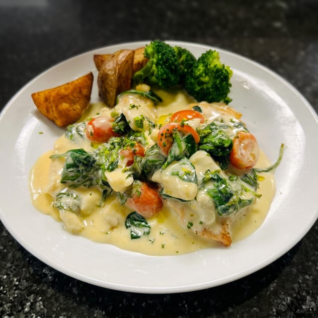 Chicken Fiorentina.